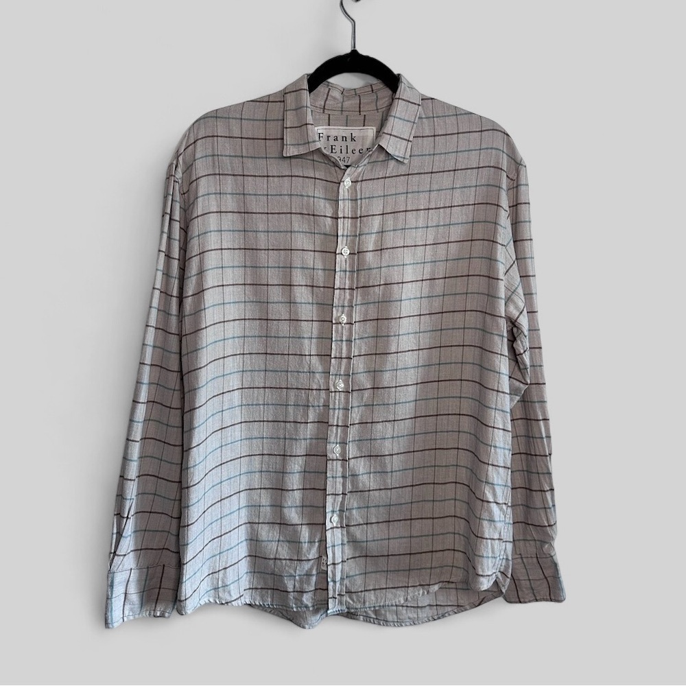 Frank & Eileen Eileen Button-Up Flannel Shirt Size Small